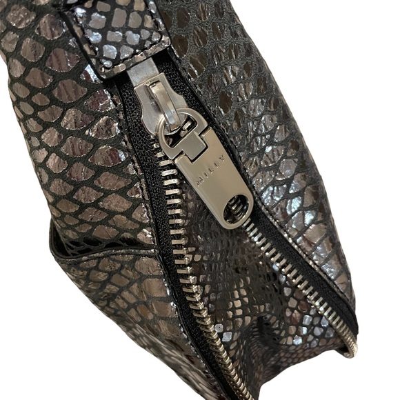 MILLY Metallic Mirrored Python Expandable Hobo Bag - Picture 10 of 15